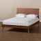 Baxton Studio Artemis Mid-Century Walnut Brown Finished Wood Full Size Platform Bed 156-9407-9425 - alternate 10